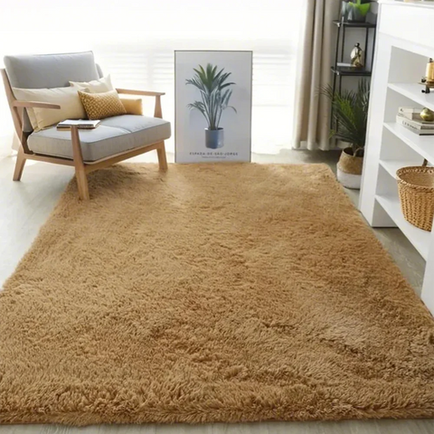 Navak Carpet Area Rugs For Bedroom Living Room Fluffy Fuzzy Shag Shaggy Soft Plush Gray Carpet Indoor Floor Gray Rug For Kids Home Dorm Decor