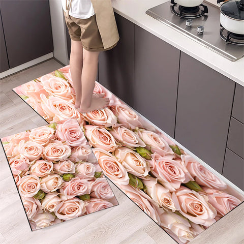Navak Carpet Kitchen Mat Carpet for Floor Home Entrance Doormat Bedroom Living Room Decor Bedside Rug Hallway Balcony Bathroom Anti-Slip Mat