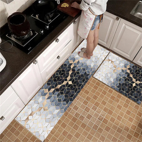 Navak Carpet Kitchen Rug Durable Home Entrance Doormat High-end Kitchen Mats for Floor Waterproof House Hold Washable Non-slip Large Carpet