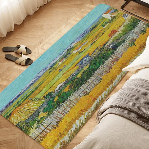 Navak Carpet Bedroom Rug D-Van D-Gogh Art Carpet for Kitchen Living Room Bath Hallway Foot Mat Slip-resistant Custom Doormat Entrance Door