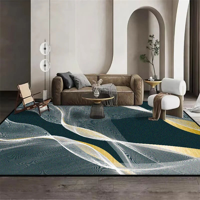 Navak Carpet Nordic Large Area Carpets for Living Room Decoration Home Rug Non-slip Bedroom Bedside Carpet Washable Children's Play Floor Mat