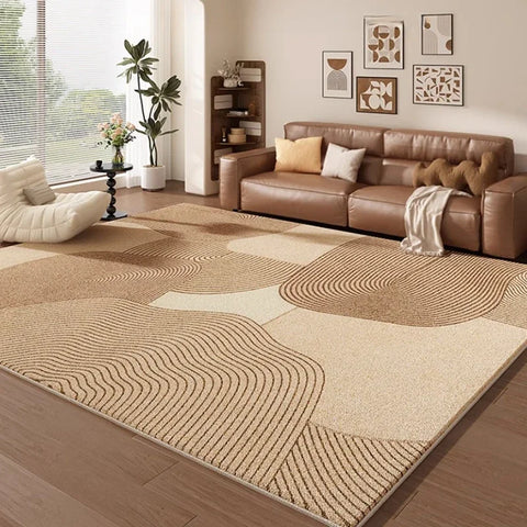 Navak Carpet French Retro Style Rugs for Bedroom Fluffy Soft Lounge Floor Mat Large Area Living Room Decoration Carpet Home Thicken Plush Rug