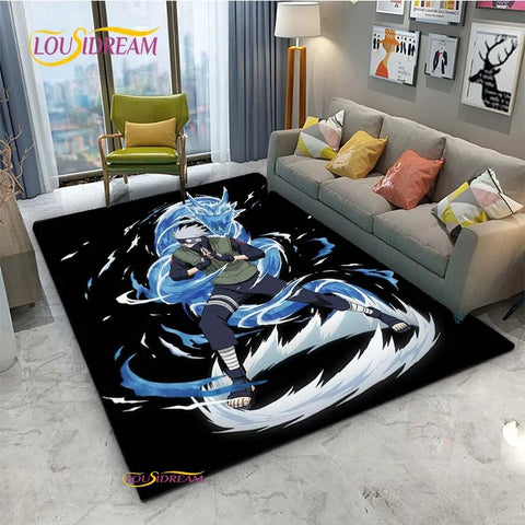 Navak Carpet Naruto Cartoon Anime Carpet for Living Room Bedroom Cute Rugs Kitchen Table Door Kids Un-slip Floor Mats Alfombra Birthday gift