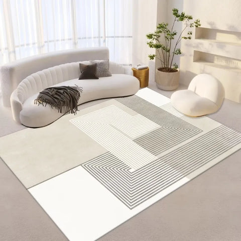 Navak Carpet Exclusive Picks Scandinavian Style Geometric Rug Living Room Study Wearable Design Modern Home Studio Ins Style Space