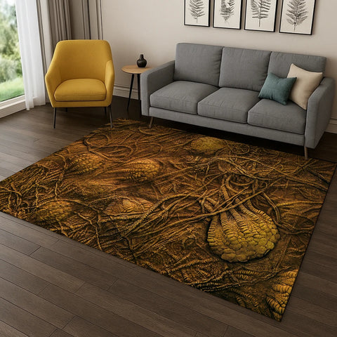 Navak Carpet Dinosaur Fossil Cartoon Carpet Rug for Bedroom Living Room Sofa Doormat Kitchen Home Decor,Kid Game Area Rug Non-slip Floor Mat