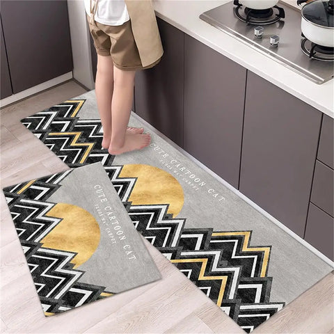 Navak Carpet Kitchen Carpet Mats for Floor Bedroom Living Room Long Bedside Area Rug Soft Washable Carpet Anti Slip Bathroom Entrance Doormat