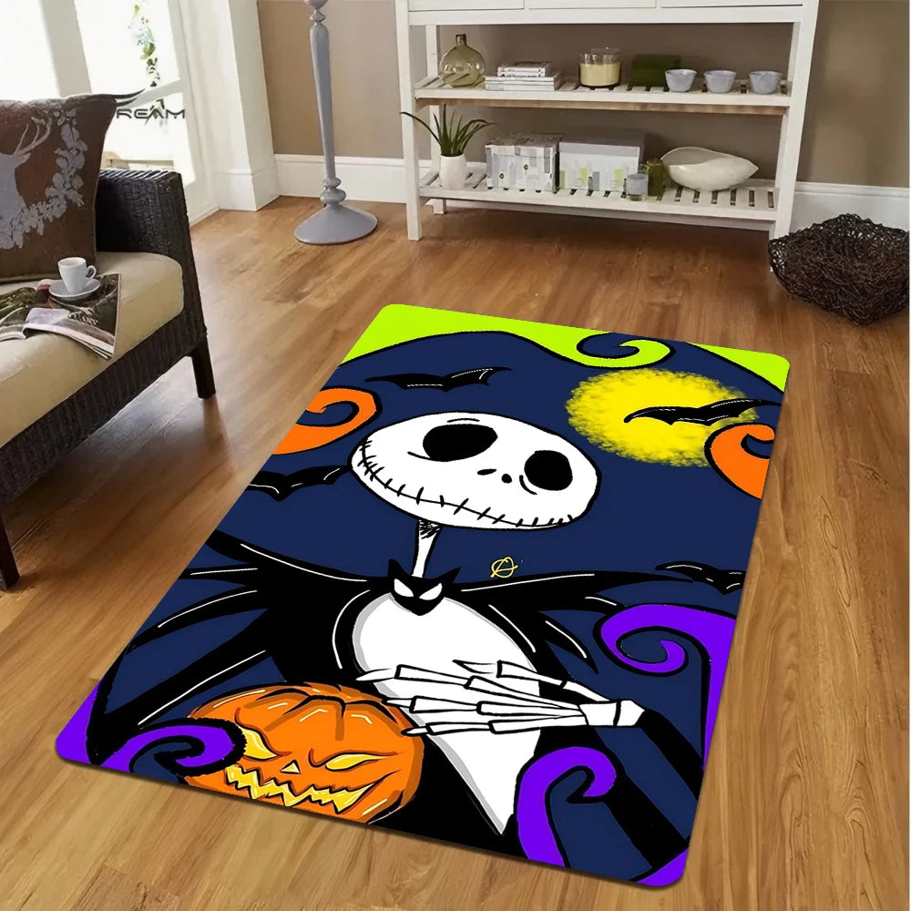 Navak Carpet Daily Picks Disney The Nightmare Before Christmas Jack Skellington Carpets for Girl Room Floor Mat Home Decor Non-Slip Rug Doormat