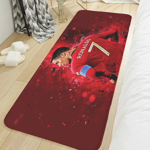 Navak Carpet Carpet for Bedroom Cristiano Ronaldo CR7 Kitchen Porch Foot Mat Non-slip Balcony Bath Rug Home Decor Items Doormat Entrance Door