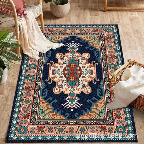 Navak Carpet Europe Persia Bohemia Style Luxury Retro Carpet Living Room Sofa Bedroom Study Kitchen Entrance Door Mat Non-slip Home Decor Rug