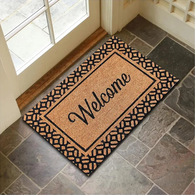 Navak Carpet Europe Style Simulation Pebble Board Welcome Carpet Living Room Sofa Bedroom Study Kitchen Entrance Door Mat Non-slip Decor Rug