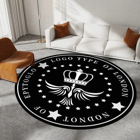 Navak Carpet Daily Picks Disney Captain America Circular Mat Living Room Sofa Carpet Tea Table Bedroom Bedside Enter Door Rug Fashion Home Dcor