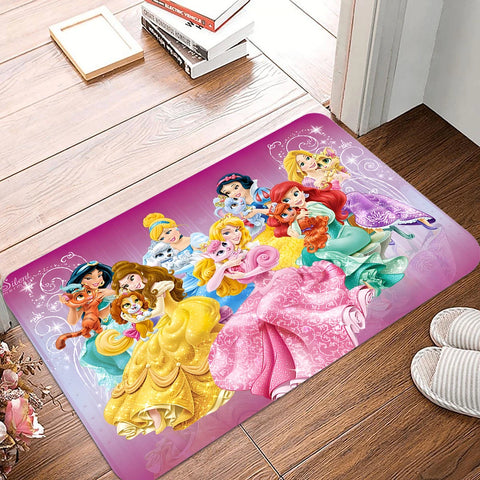 Navak Carpet Daily Picks Cartoon Disney Princess Door Mat Entrance Non-slip Doormat Washable Kitchen Carpet Hallway Rugs Bathroom Bath Door Mats