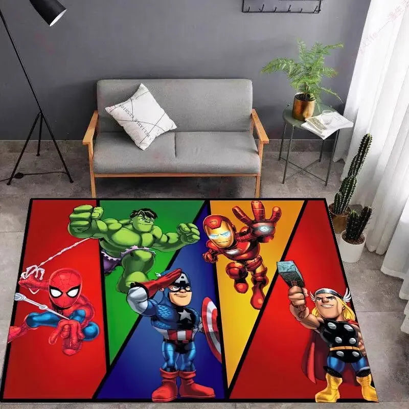 Navak Carpet Daily Picks Disney Avengers Superhero-Hulk Arpet for Living Room Home Decor Large Area Rug Bedroom Floor Rug Non-slip Mat