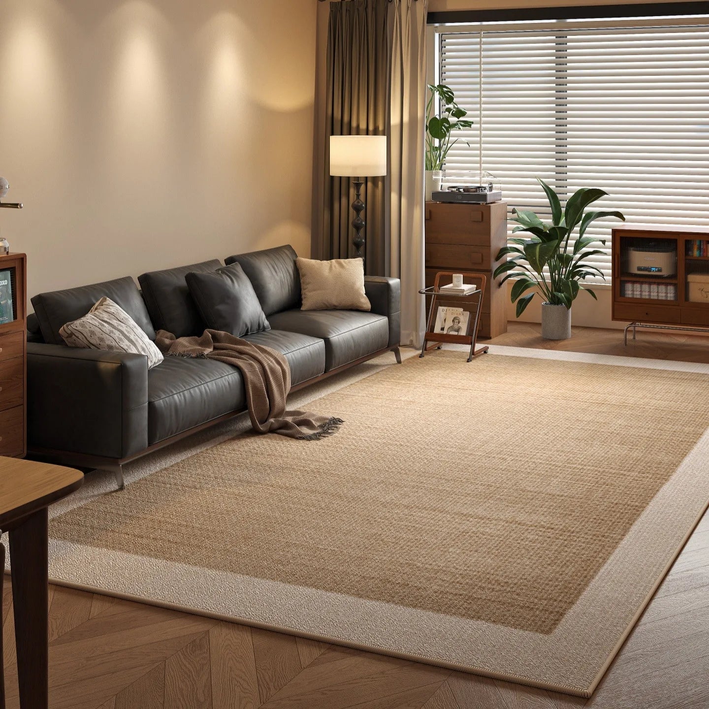 Navak Carpet Large Area Carpet For Living Room Rug Bedside Bedroom Floor Mat Loop Pile TPR Non-Slip Waterproof Rugs 카페트 거실 대형 Alfombra Salón