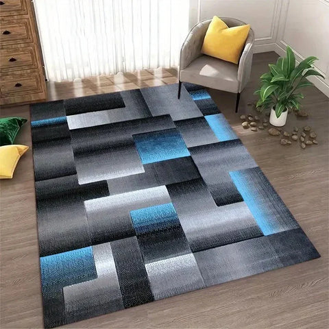 Navak Carpet Nordic Style  Area Rug Abstract Geometric Carpet Non-Slip Washable Carpet for Living Room Bedroom and Home Decor Floor Mat