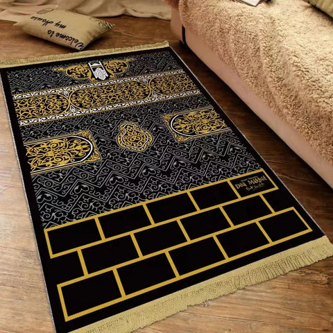 Navak Carpet Islam Thick Prayer Rug Man Prayer Mat for Muslim Ramadan Thickened Soft Man Prayer Mat Portable Prayer Rugs kids Prayer Rug
