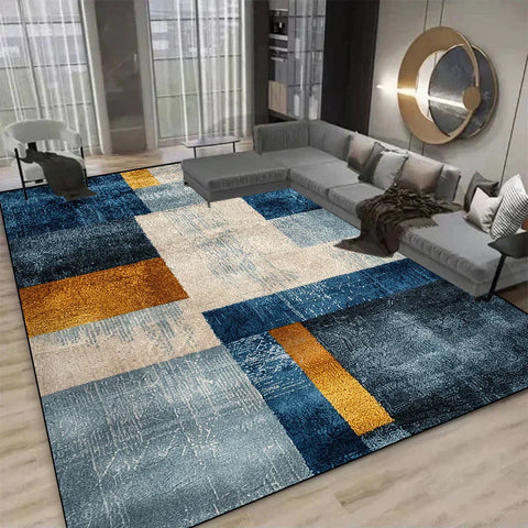 Navak Carpet Modern Abstract Carpets for Living Room Large Area Decoration Parlor Sofa Floor Mats Washable Bedroom Rug Anti-slip Kitchen Mat