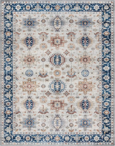 Navak Carpet Exclusive Picks Bohemian Style Loop-Pile Rug - Ultra-Thin, Stain-Resistant, Non-Slip Carpet for Living Room & Office, Soft Floor Mat