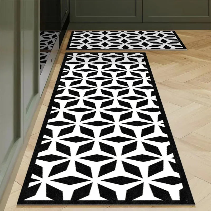 Navak Carpet Polyster Kitchen Carpet Mats for Floor Bedroom Living Room Area Rug Soft Washable Carpet Anti Slip Bathroom Entrance Doormat