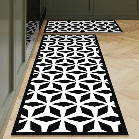 Navak Carpet Polyster Kitchen Carpet Mats for Floor Bedroom Living Room Area Rug Soft Washable Carpet Anti Slip Bathroom Entrance Doormat