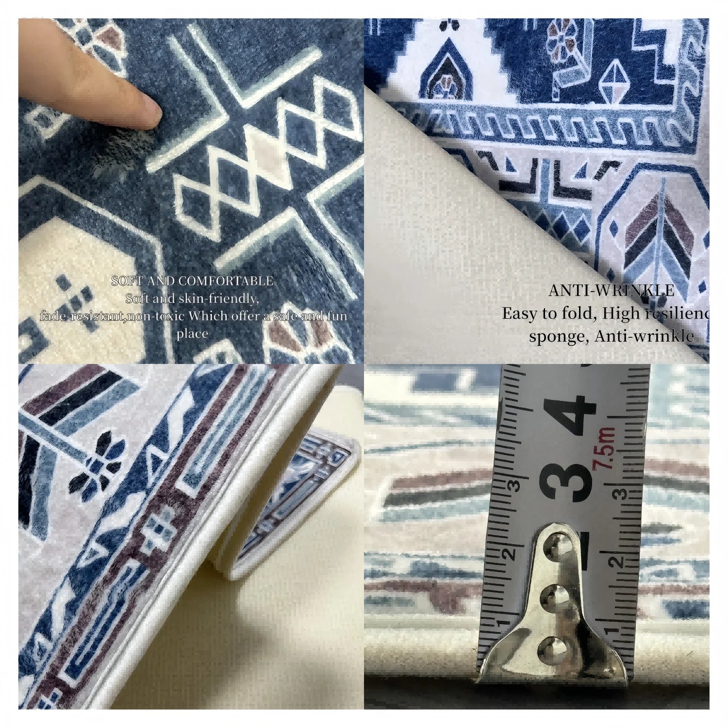Navak Carpet Exclusive Picks Rug For Bedroom Flannel Bedside Carpet Nordic Simple Fresh Flowers Bedroom Living Room Sofa Tea Table Carpet
