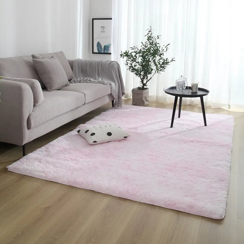 Navak Carpet Gray Bedroom Living Room Home Carpet Nordic Fluffy Plush Children's Room Decor Non Slip Mats Lounge Porch Table Coffee Large Rug