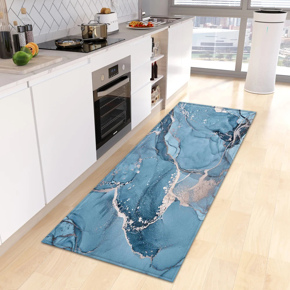 Navak Carpet Entrance Doormat Kitchen Carpet Bedroom Floor Balcony Decoration Long Rug Custom Made Home Bath Door Hallway Anti-Slip Foot Mat
