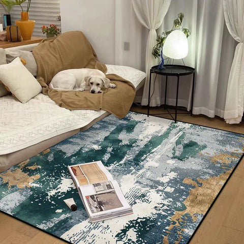 Navak Carpet Abstract Simple Style Big Size Carpet Living Room Easy Cleaning Antiskid Room Decor Lounge Rug Soft Washable Coffee Tables Mat