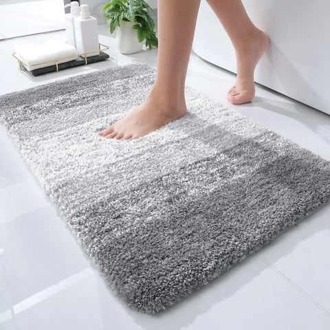 Navak Carpet Kitinjoy Bathroom Rug Mat extra Soft Absorbent Microfiber Bath Mat Non-Slip Plush Shaggy Machine Wash Carpet Bathroom Floor Rugs