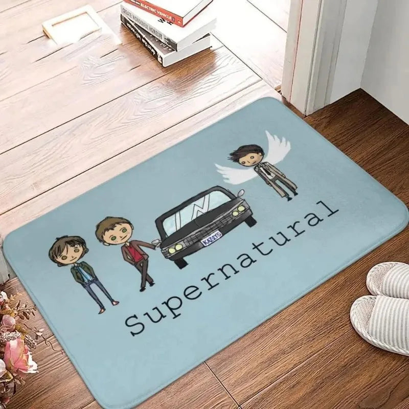 Navak Carpet Supernatural Floor Door Bathroom Kitchen Mat Anti-Slip Outdoor TV Wincherter Bros Doormat Garden Entrance Rug Carpet Footpad