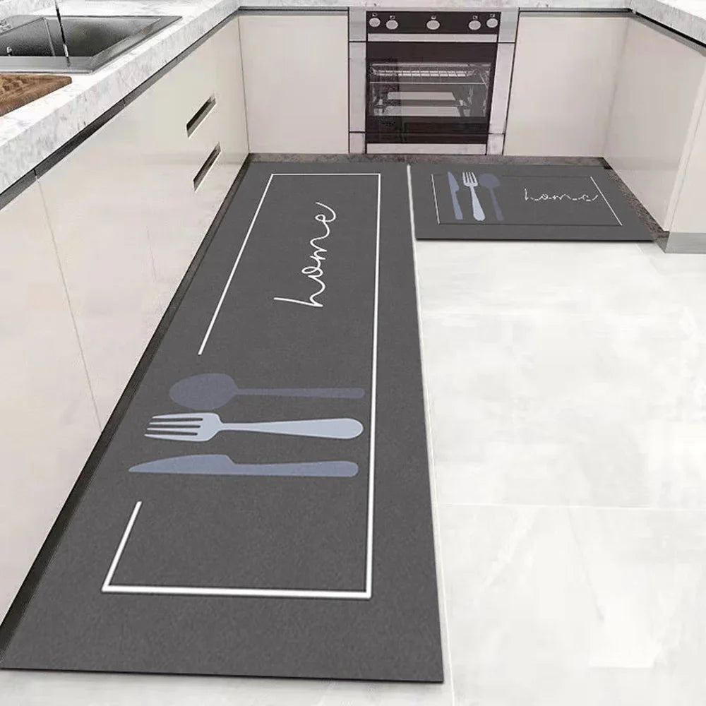 Navak Carpet Kitchen Rug Durable Home Entrance Doormat High-end Kitchen Mats for Floor Waterproof House Hold Washable Non-slip Large Carpet