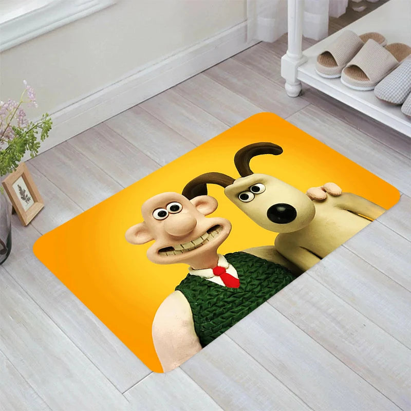 Navak Carpet A-Wallace and A-Gromit Floor Mat Carpets Kitchen Rug Home Doormat Entrance Door Balcony Rugs Room Mats Foot Carpet Bathroom Bath