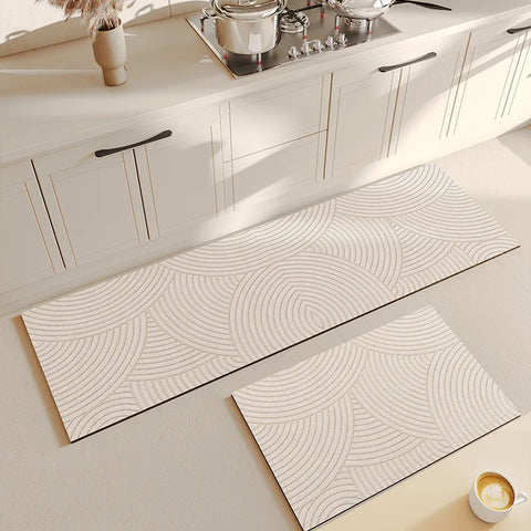 Navak Carpet Anti slip kitchen floor mat,Water absorbing rug,Fashion pattern decoration carpet,Multi functional door mat,Bathroom floor mat