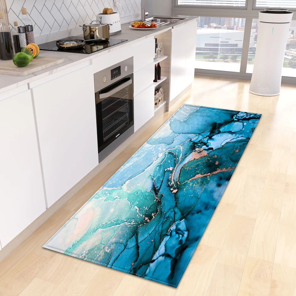 Navak Carpet Entrance Doormat Kitchen Carpet Bedroom Floor Balcony Decoration Long Rug Custom Made Home Bath Door Hallway Anti-Slip Foot Mat