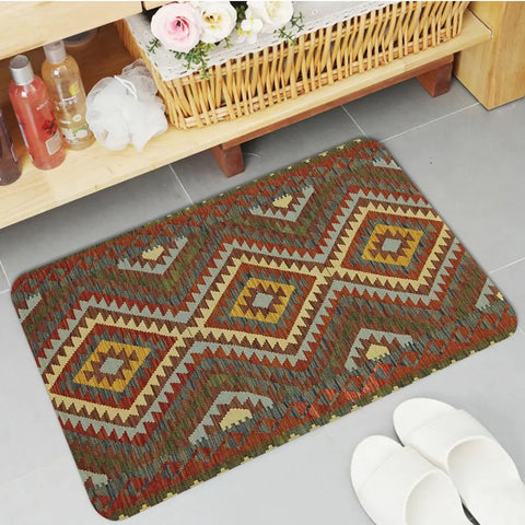 Navak Carpet Boho Persian Rug Pattern Kitchen Mat Non-Slip Laundry Room Mat Laundry Decor Balcony Child Living Room Modern Home Decor