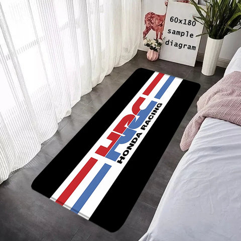 Navak Carpet Floor Mat Entrance Doormat Balcony Rugs Living Room Carpet HONDAs Racing Motorcycle Foot Mats Bath Rug Non-slip House Decoration