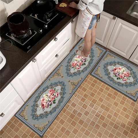 Navak Carpet Kitchen Rug Durable Home Entrance Doormat High-end Kitchen Mats for Floor Waterproof House Hold Washable Non-slip Large Carpet
