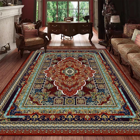 Navak Carpet Classic Persian Style Luxury Rug Elegant Washable Carpet for Living Room Bedroom Sophisticated Home Decor Floor Mat Kitchen Mat