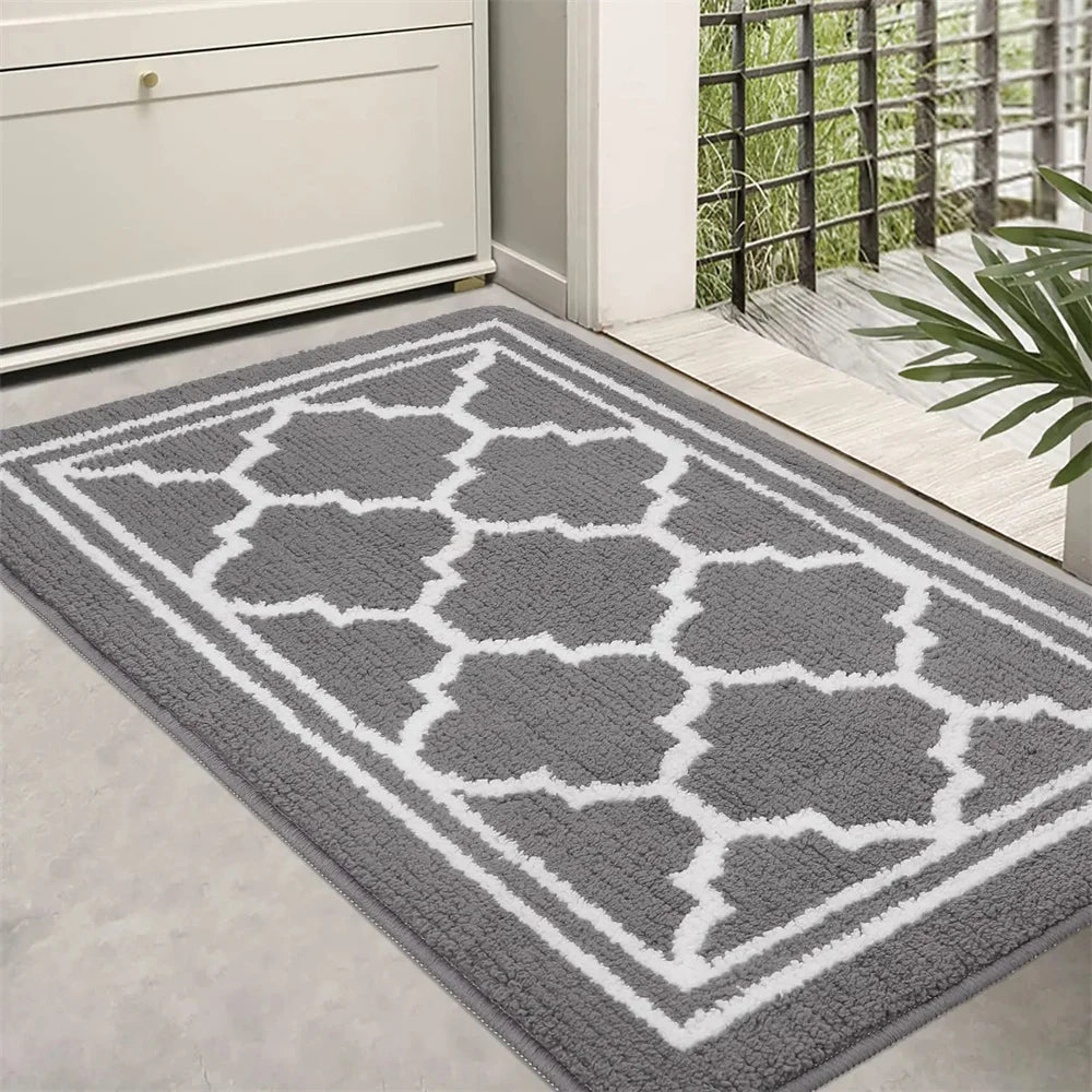 Navak Carpet Olanly Door Mat Dirt Resistant Entrance Foot Mat Outdoor Soft Kitchen Rug Non-Slip Floor Carpet Absorbent House Welcome Doormat