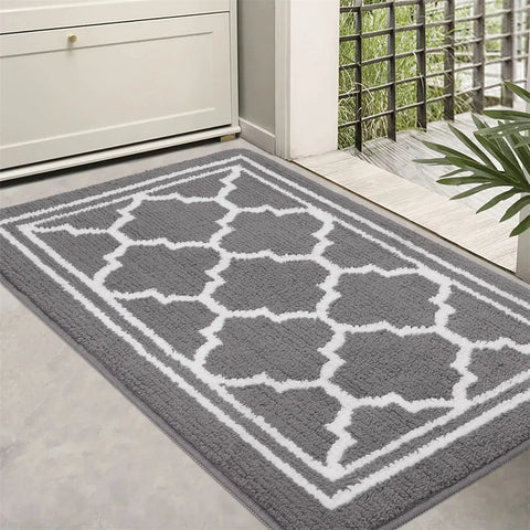 Navak Carpet Olanly Door Mat Dirt Resistant Entrance Foot Mat Outdoor Soft Kitchen Rug Non-Slip Floor Carpet Absorbent House Welcome Doormat