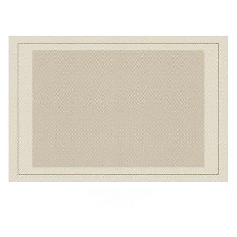 Navak Carpet Beige Light Gray Plush Carpet with Elegant Border Design Soft Thick Pile Carpets for Living Room Bedroom Home Decor Large Carpet