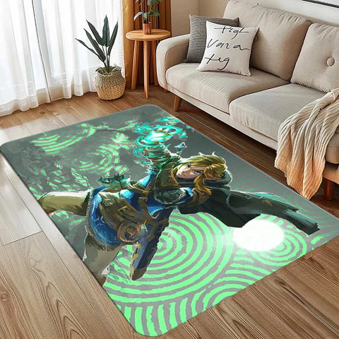 Navak Carpet The L-Legend of Z-elda Majora's Mask Area Rug Gaming Rug Video Game Rug Rugs for Living Room Home Decor Rug Non Slip Floor Mat