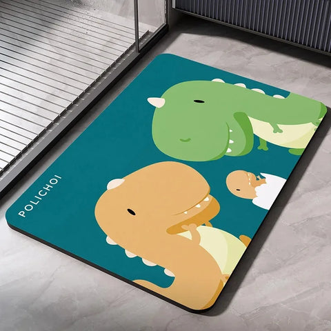 Navak Carpet Super Absorbent Bathroom Rug Bath Mat Floor Foot Mats Quick Dry Non-Slip Shower Pad Toilet Carpet Washable