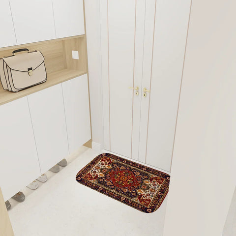 Navak Carpet Turkey Persian Bohemian Room Mats Anti-slip Absorb Water Long Strip Cushion Bedroon Mat Welcome Doormat
