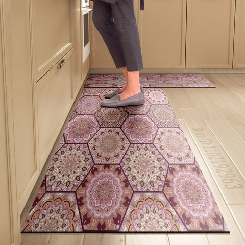 Navak Carpet Non-slip Kitchen Mat Long Rugs Crystal Velvet Carpet for Living Room Absorbent Foot Mats Bedroom Doormat Alfombra Small Rugs
