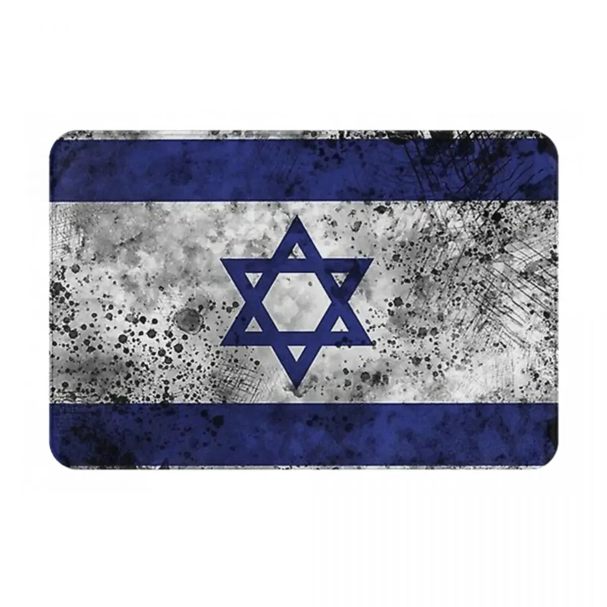 Navak Carpet Israel Flag Anti-slip Doormat Floor Mat Sand Scraping Carpet Rug for Kitchen Entrance Home Bathroom Living room Footpad Mats