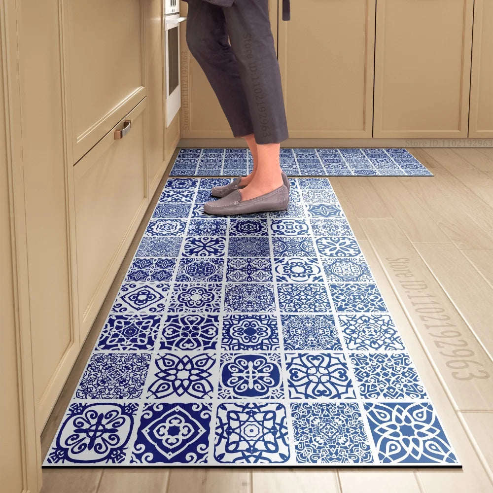 Navak Carpet Non-slip Kitchen Mat Long Rugs Crystal Velvet Carpet for Living Room Absorbent Foot Mats Bedroom Doormat Alfombra Small Rugs