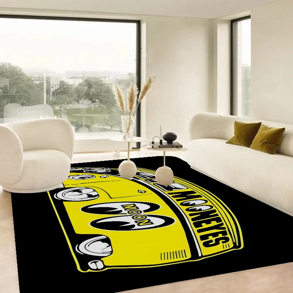 Navak Carpet Mooneyes Print Floor Mat INS Style Soft Bedroom Floor House Laundry Room Mat Anti-skid Bedside Area Rugs