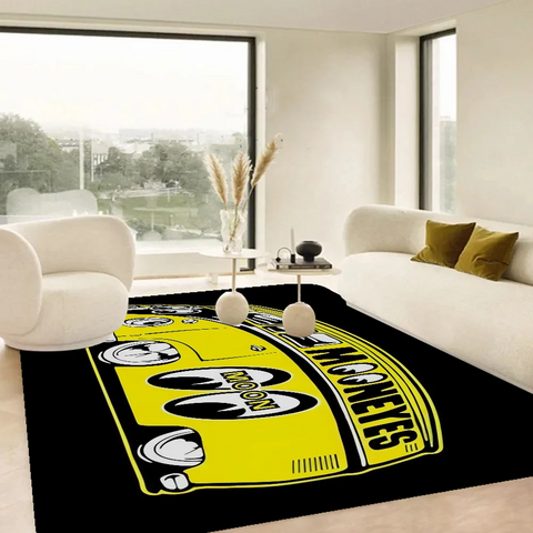 Navak Carpet Mooneyes Print Floor Mat INS Style Soft Bedroom Floor House Laundry Room Mat Anti-skid Bedside Area Rugs