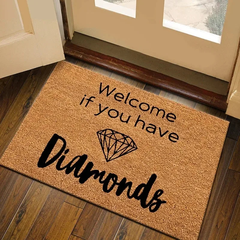 Navak Carpet High Quality Imitation Coconut Doormat Non-slip Absorbent Floor Mat Porch Outdoor Welcome Mat Home Decoration